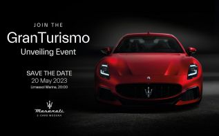 The Maserati GranTurismo is ready for its presentation in Limassol Boat Show
